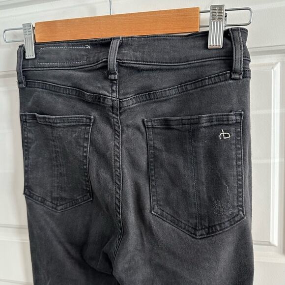 Rag & Bone High Rise Denim Skinny Jeans - Picture 4 of 5